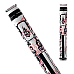 Athena Case ATHC03 - 2/2 White vinyl with pink, purple and black "heartburn" design