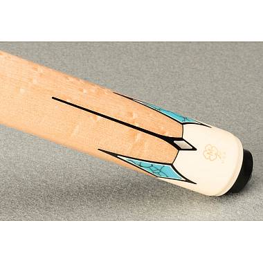 McDermott - G411 Pool Cue - Rosewood, pewter and turquoise McDermott - G411 Pool Cue - Rosewood, pewter and turquoise