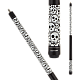 Action Kids -  JR18 52in Junior Cue - Matte finish with black and white cartoon skulls
