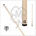 McDermott - G411 Pool Cue - Rosewood, pewter and turquoise 