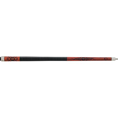Outlaw - 20 - Cherry 8-Ball w/ Tribal Flames Pool Cue Outlaw - 20 - Cherry 8-Ball w/ Tribal Flames Pool Cue
