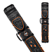Outlaw OLB35D Stitch Flames 3x5 Hard Cue Case