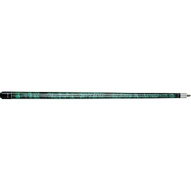 Action Value 02 Emerald Splatter Cue - VAL02 - Black & Green