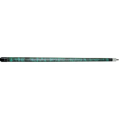 Action Value 02 Emerald Splatter Cue - VAL02 - Black & Green