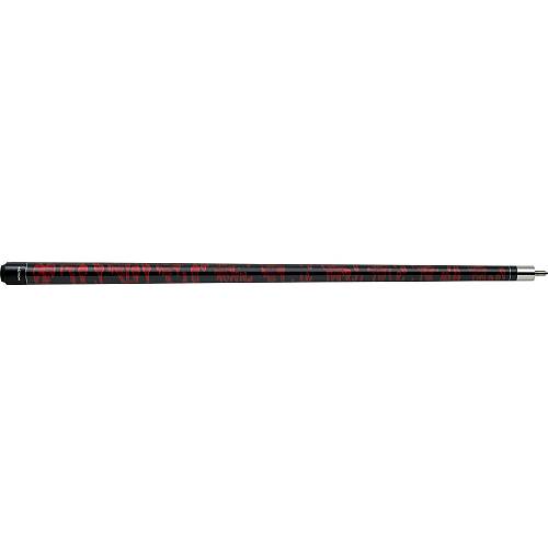 Action Value 03 Burgundy Splatter Cue - VAL03 - Black & Red