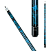 Action Value 05 Blue Splatter Cue - VAL05 - Black & Blue