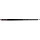 Voodoo 11 Gray Skull and Spiderweb Pool Cue - Leather Wrap