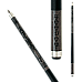 Voodoo 13 Gray Cemetery Pool Cue - Skull Engravings & Leather Wrap